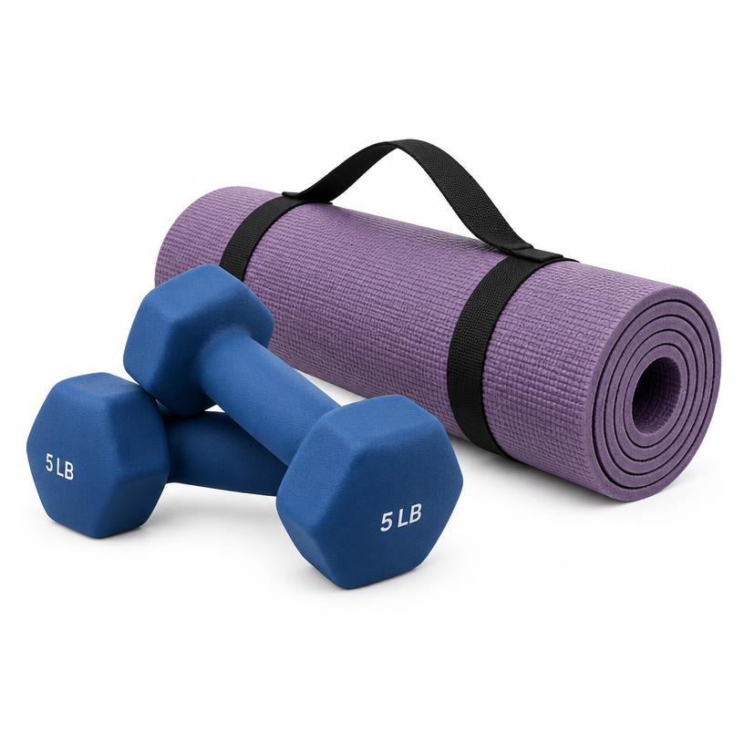 Dumbbells 5kg Pea